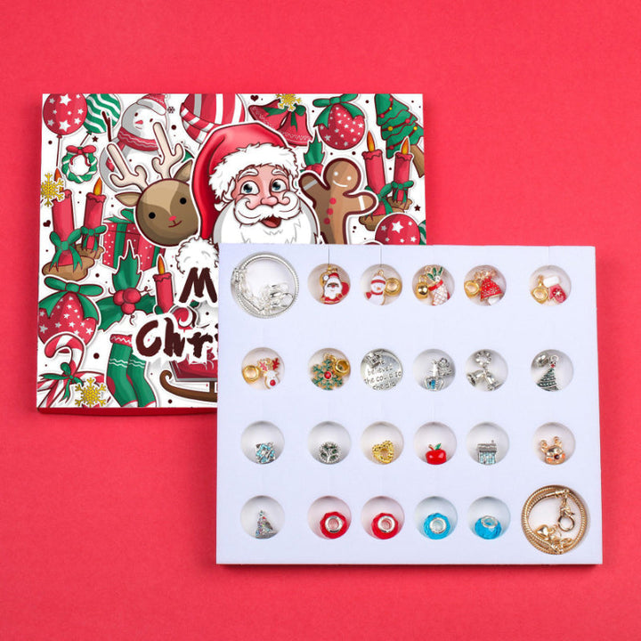 Lisslune | 24 Days Countdown Calendar DIY Christmas Advent Calendar Bracelet Set