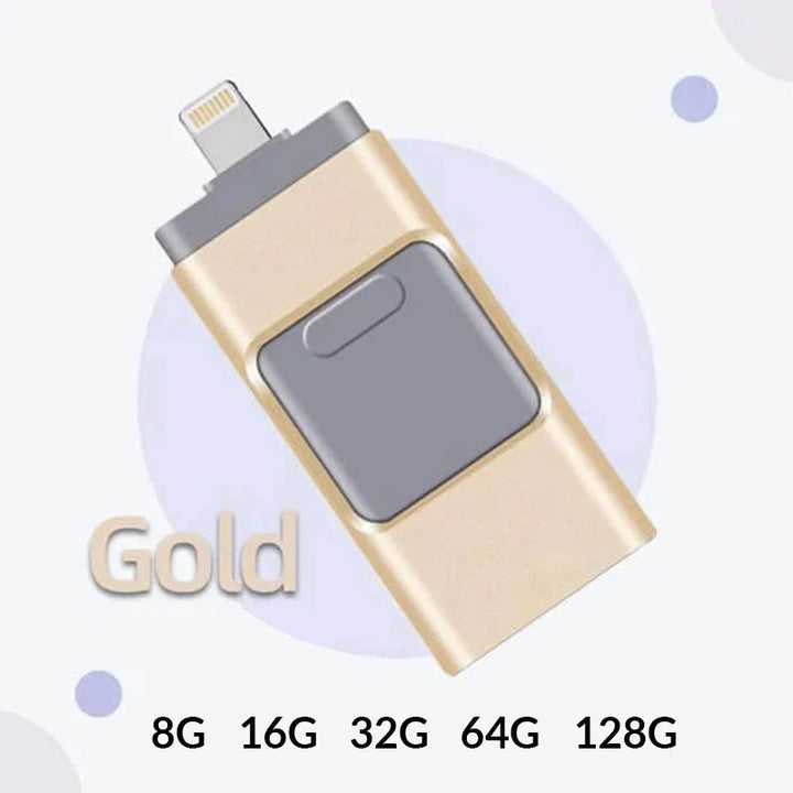 Lisslune | 4 In 1 High-Speed USB Flash Drive for Multiple Devices