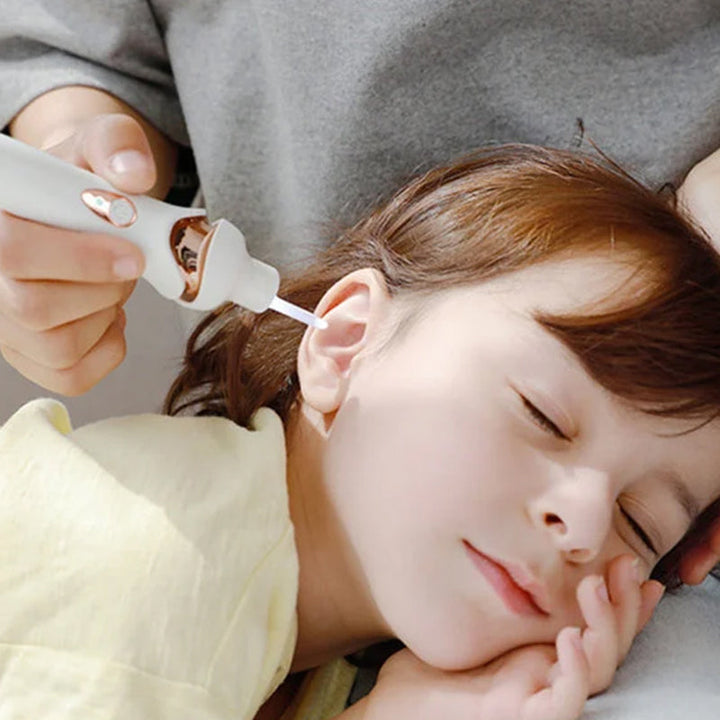 Lisslune | EarSoft | Electric Ear Cleaner with Soft Silicone Tips