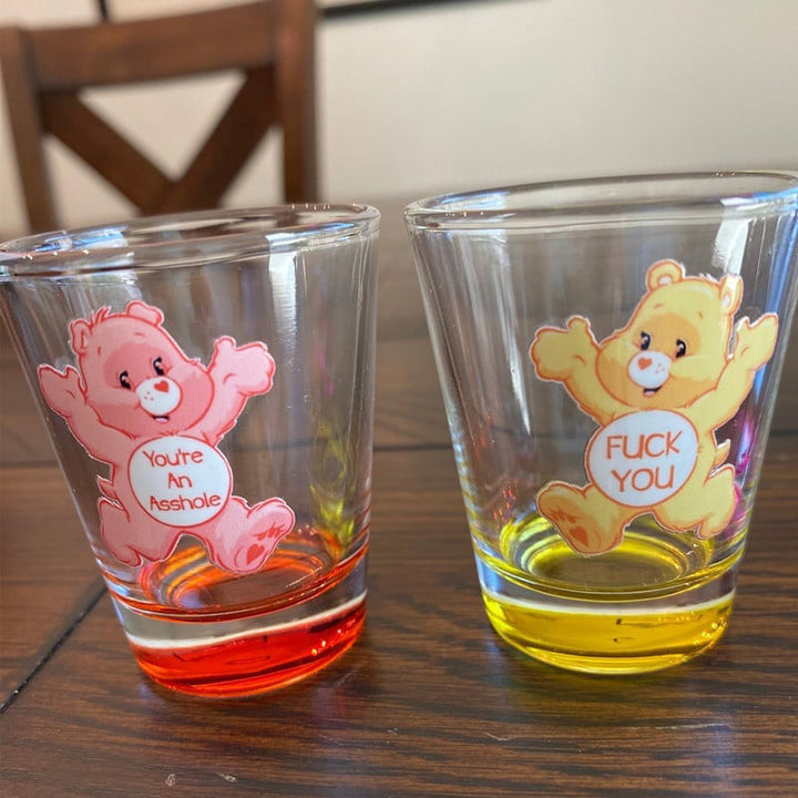 Lisslune | Swear Bears Shot Glasses, 6 Pieces