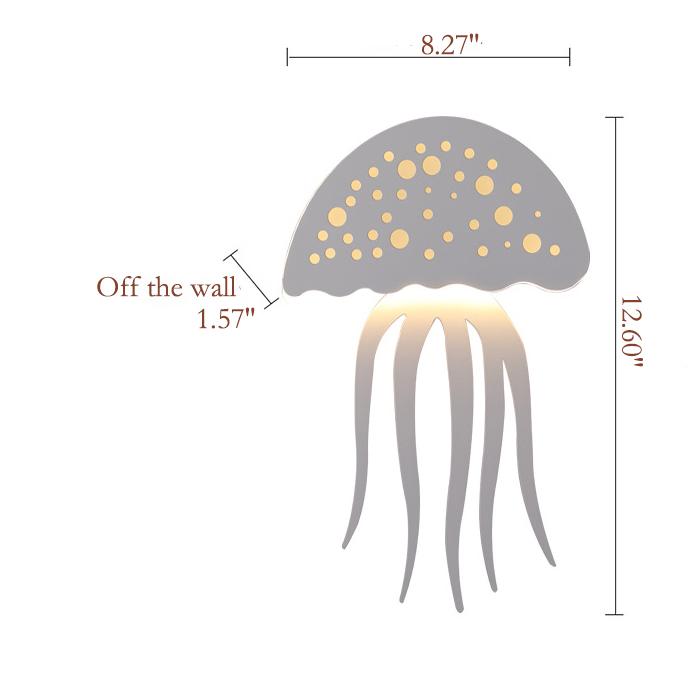 Lisslune | Modern creative 1-Light LED Jellyfish Wall Light