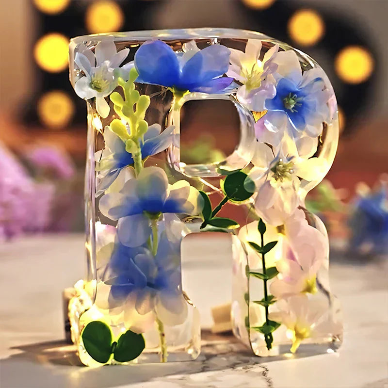 Lisslune | Floral Resin Night Light