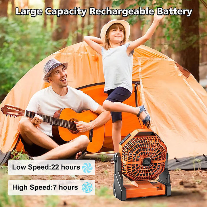 Lisslune | Camping LED Fan with Light