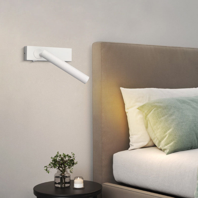 Lisslune | LumeFocus Rectangular LED Wall Light | Adjustable Angle | Minimalist Design | Reading Lamp | Warm Light