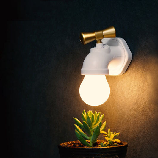 Lisslune | Modern creative faucet ABS PC USB LED night light wall lamp