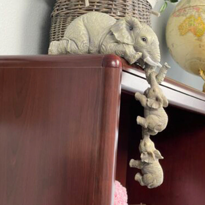 Lisslune | Parent-Child Elephant Decoration