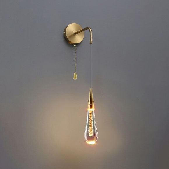 Lisslune | LumeTear Luxury LED Wall Light | Teardrop Design | Dimmable | For Bedroom & Living Room