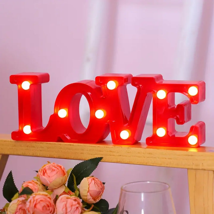 Lisslune | LED letters, numbers, and symbols – luminous decoration with warm white light for parties and living spaces