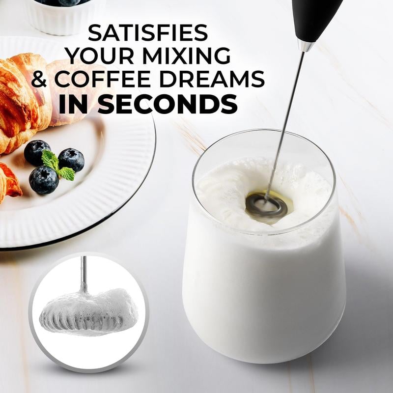 Lisslune | Powerful Milk Frother with Stand