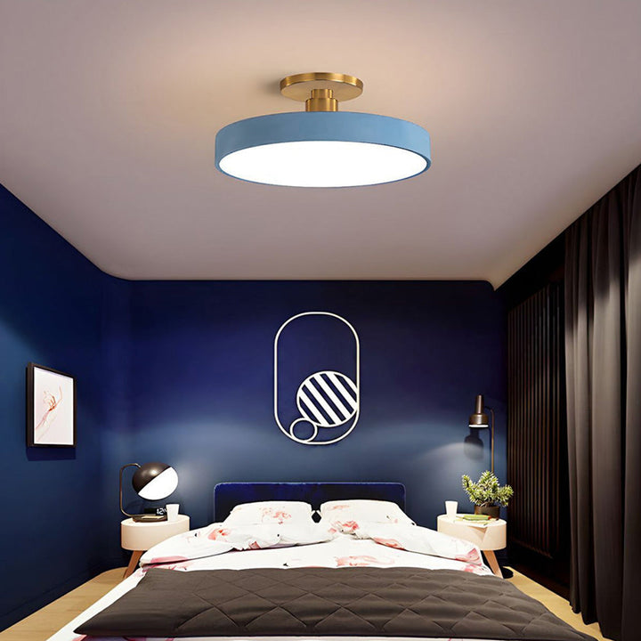Lisslune | Modern LED Semi Flush Mount Ceiling Light | Energy-Saving. Durable Design for Hallway. Dining Room & Living Room