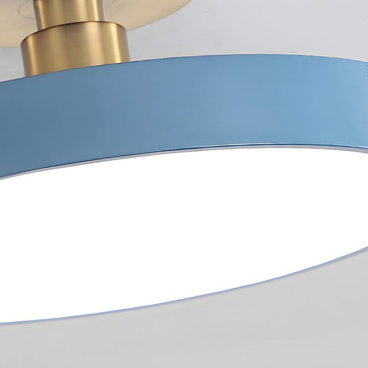 Lisslune | Modern LED Semi Flush Mount Ceiling Light | Energy-Saving. Durable Design for Hallway. Dining Room & Living Room