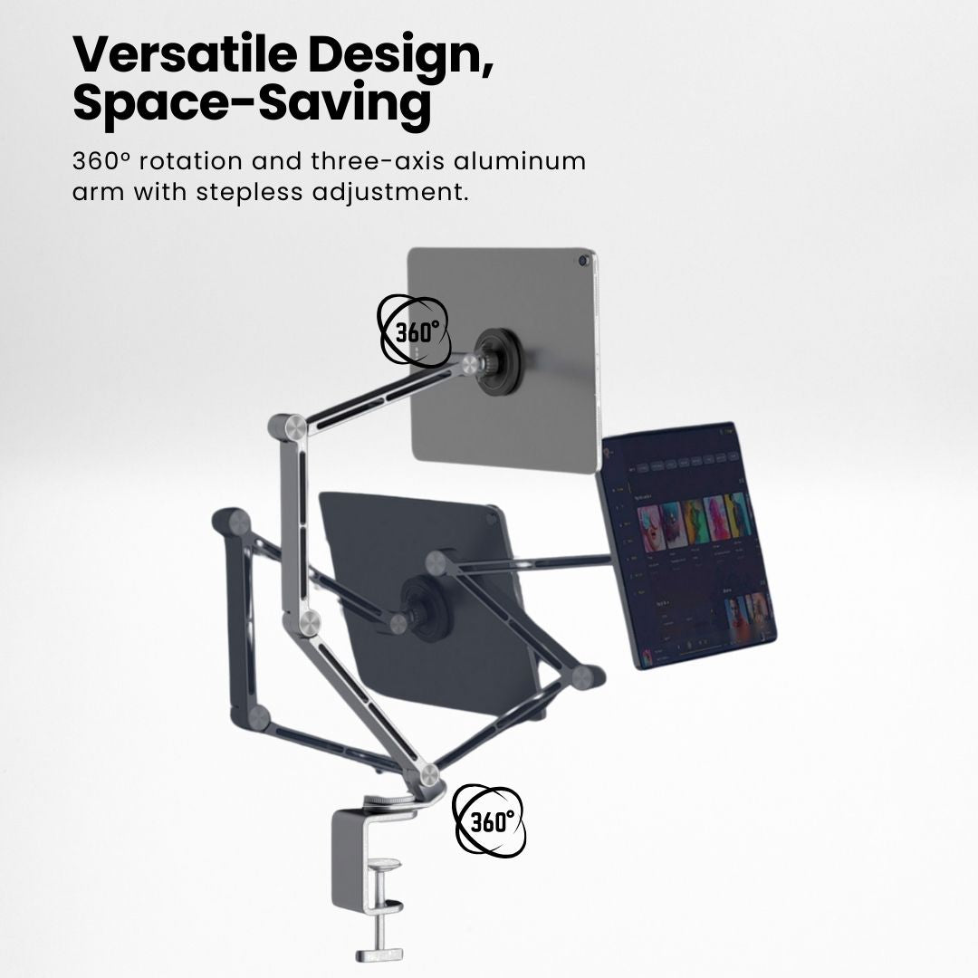 Lisslune | SuperGrip Table Mount: Phone & Tablet