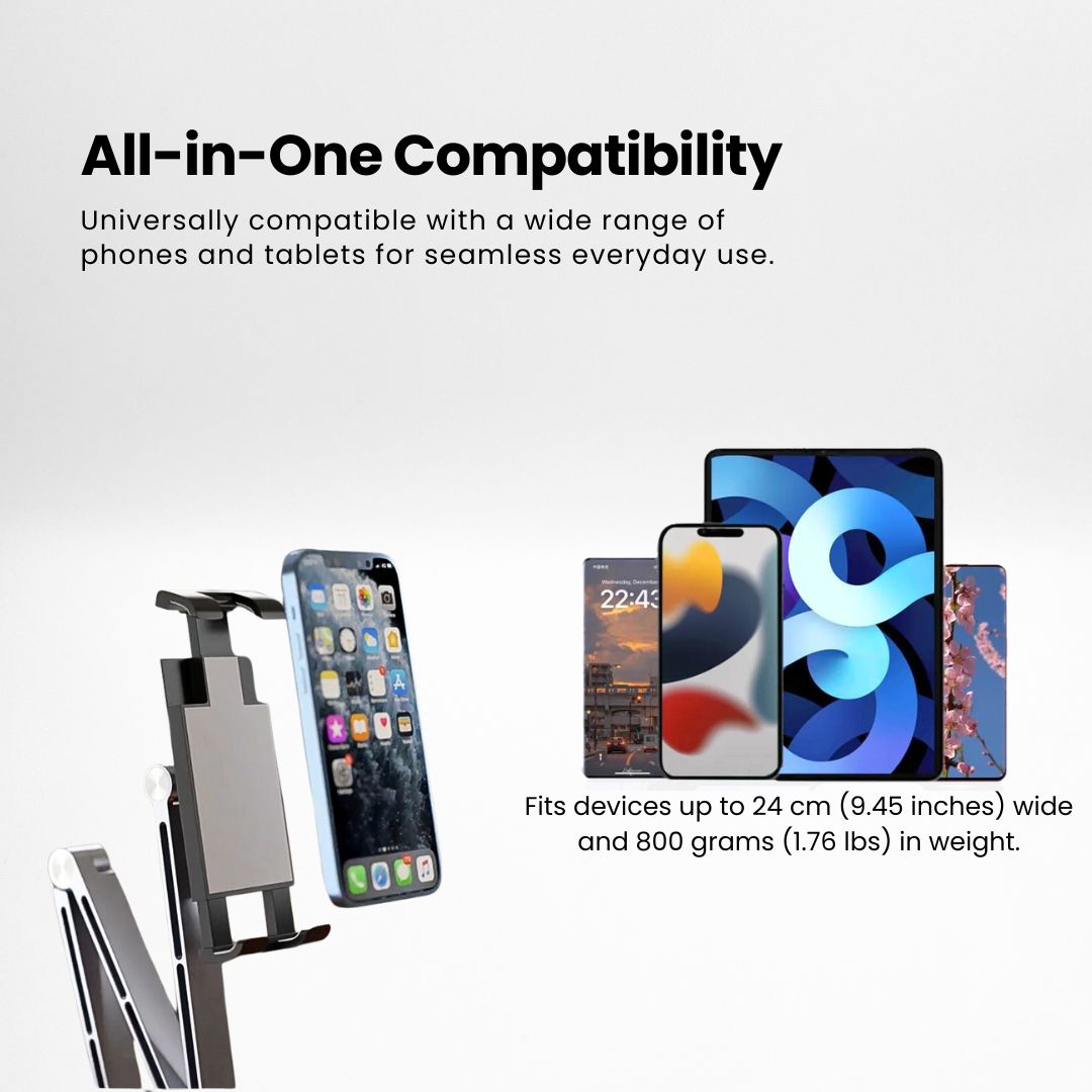Lisslune | SuperGrip Table Mount: Phone & Tablet