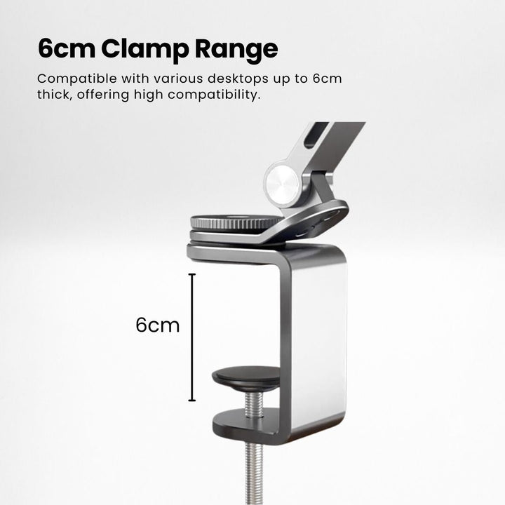 Lisslune | SuperGrip Table Mount: Phone & Tablet