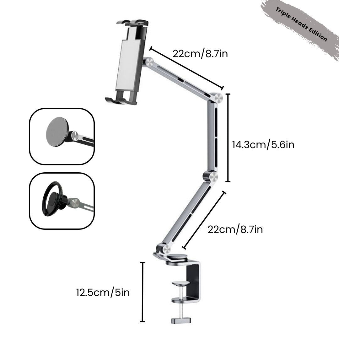 Lisslune | SuperGrip Table Mount: Phone & Tablet