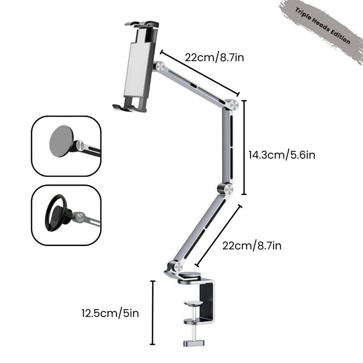 Lisslune | SuperGrip Table Mount: Phone & Tablet