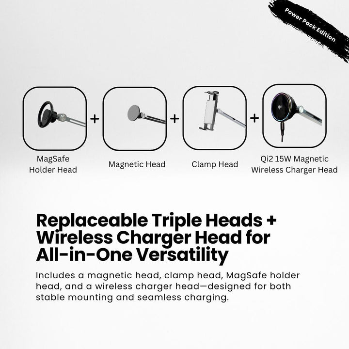 Lisslune | SuperGrip Table Mount: Phone & Tablet