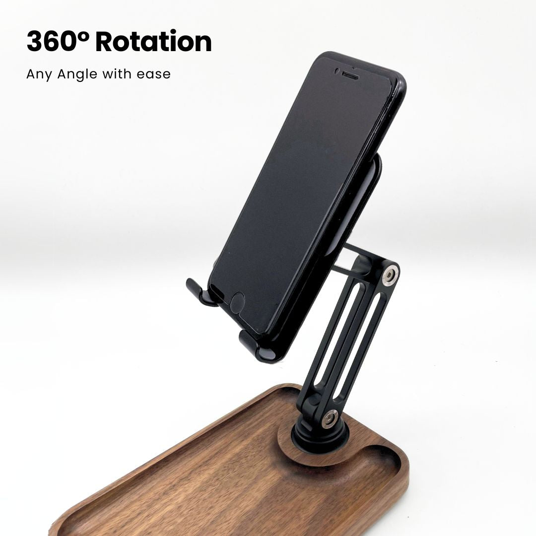 Lisslune | Super Wood Phone Stand: Storage