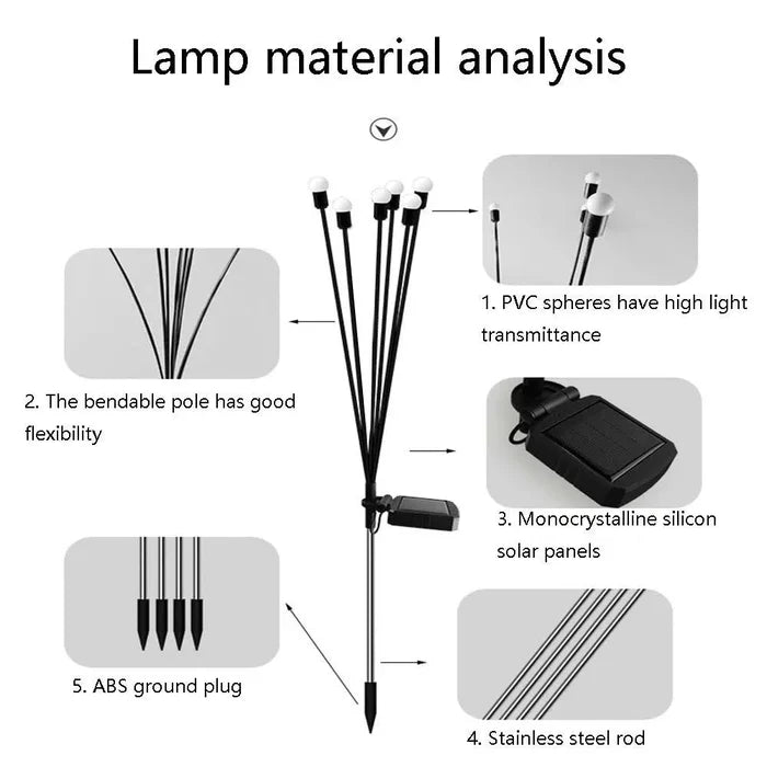 Lisslune | Solar-powered Firefly Garden Light