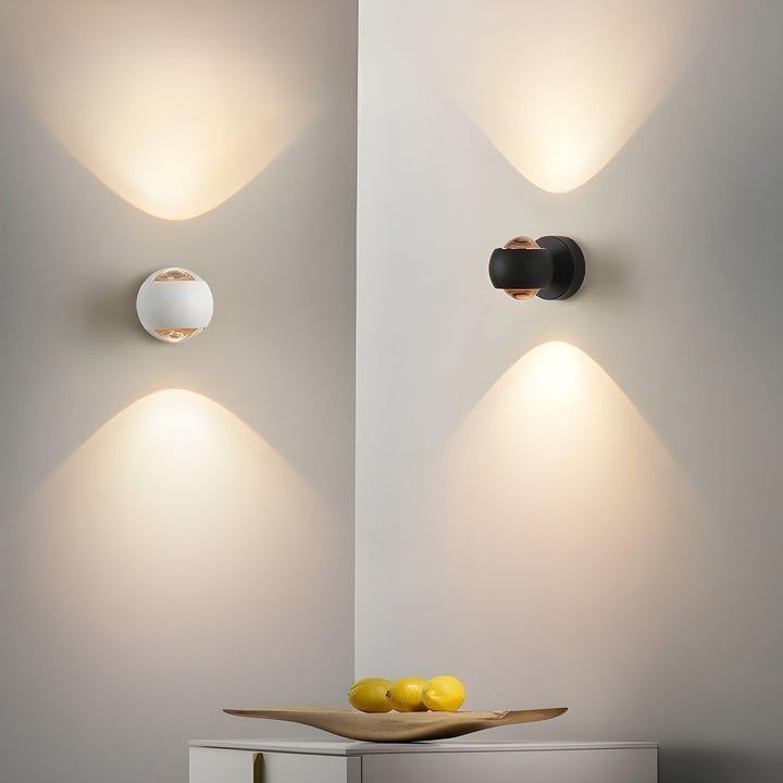 Lisslune | ModernEdge Light – Contemporary 360° Rotating Indoor Wall Light