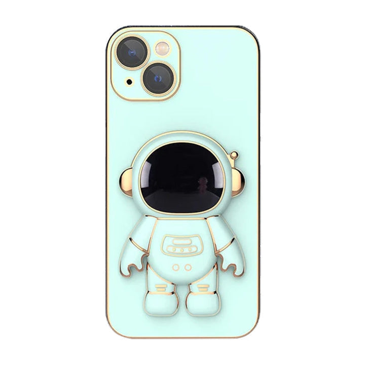 Lisslune | 6D Plating Astronaut Hidden Stand-case Cover For IPhone