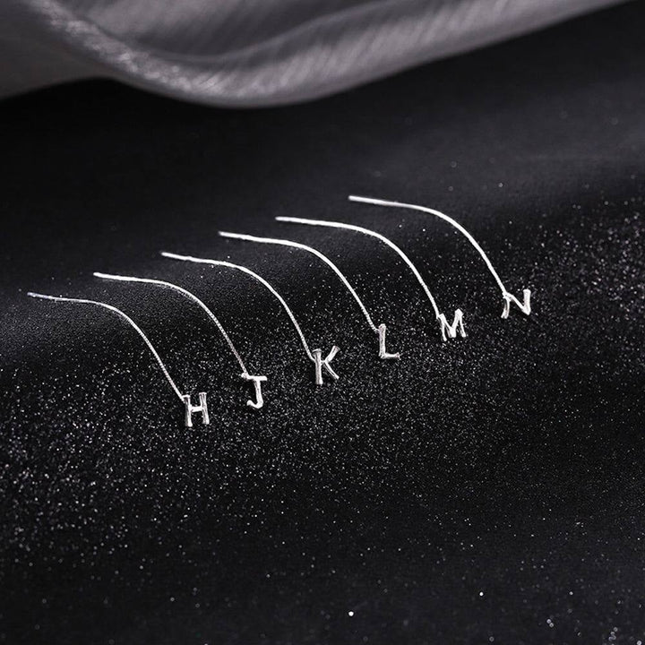 Lisslune | Shiny Alphabet Earrings