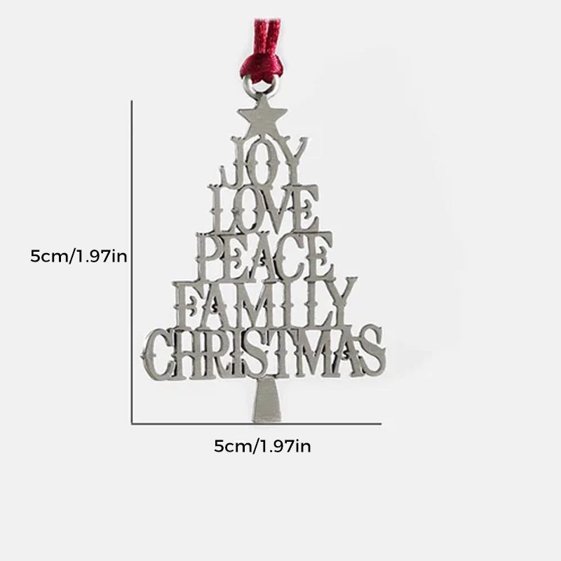 Lisslune | Solid Tin Christmas Decoration