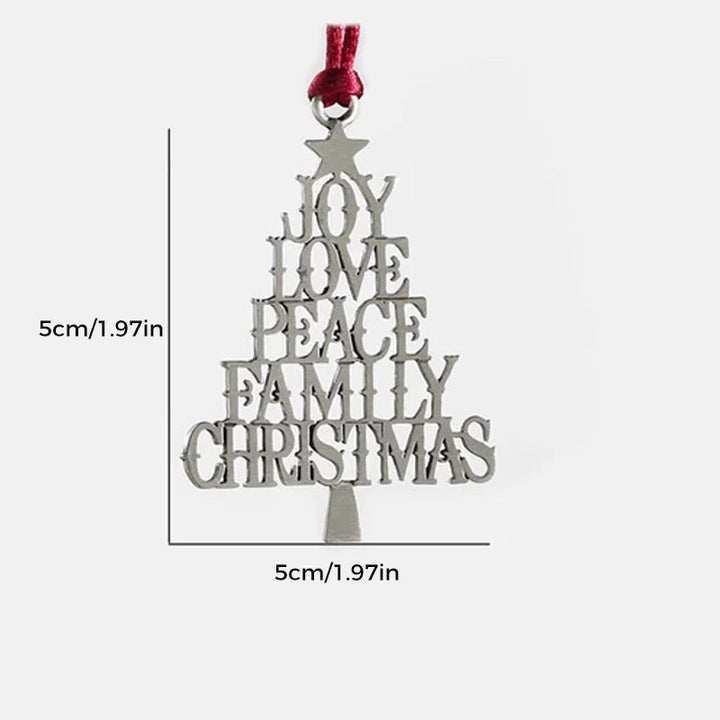 Lisslune | Solid Tin Christmas Decoration