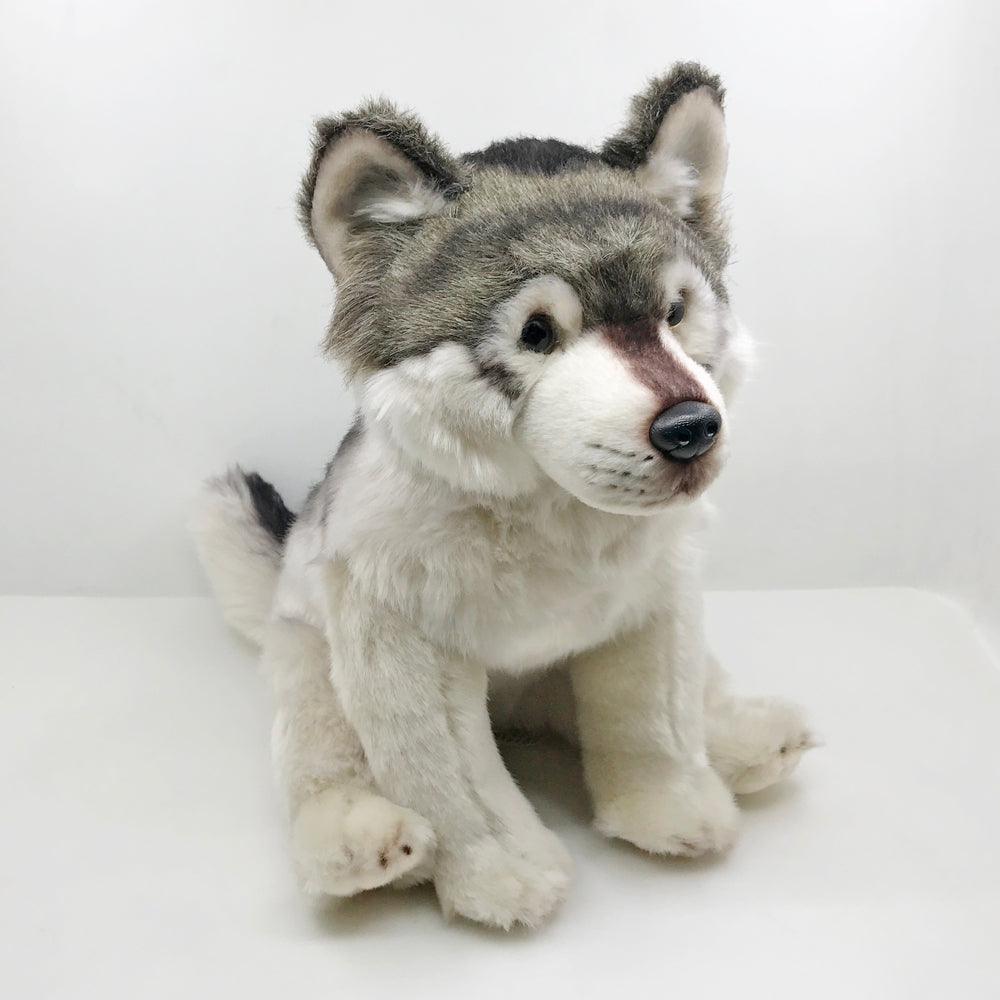 Lisslune | Gray Wolf Plush Toy
