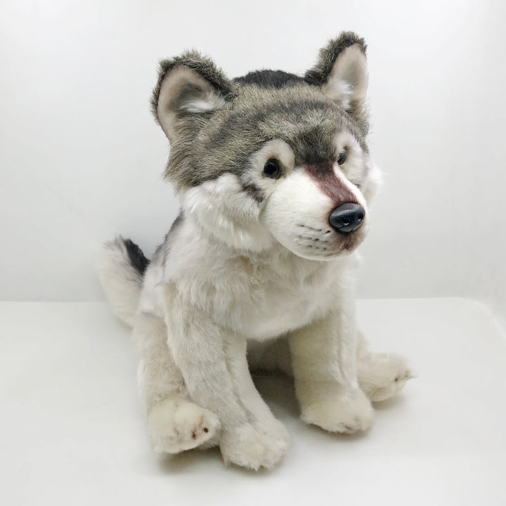 Lisslune | Gray Wolf Plush Toy