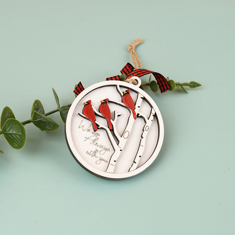 Lisslune | Handmade Memorial Ornament with Cardinals