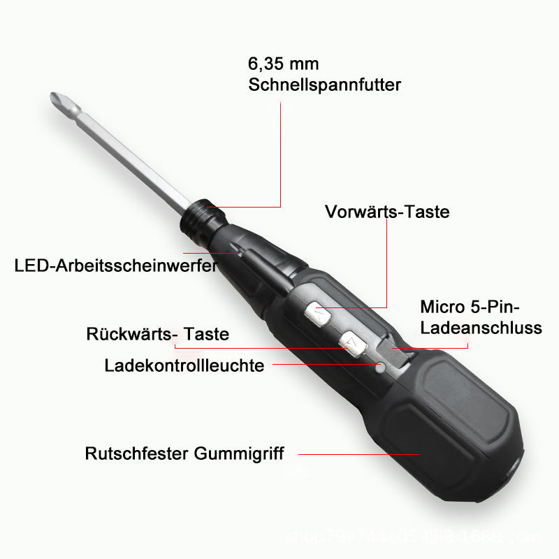 Lisslune | Multifunctional rechargeable portable screwdriver