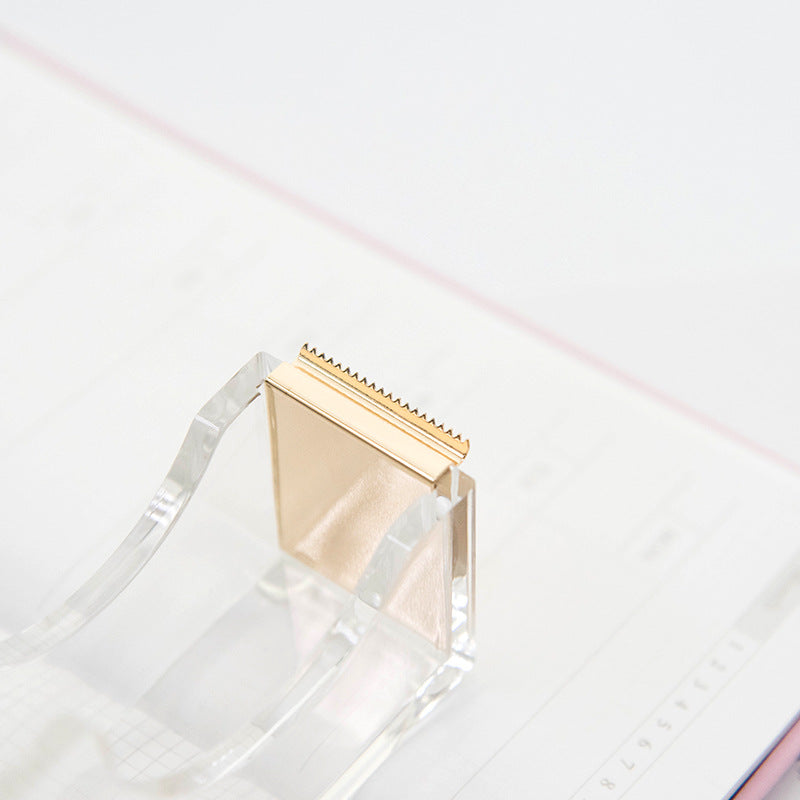 Rynx Aesthetic Acrylic Transparent Tape Dispenser