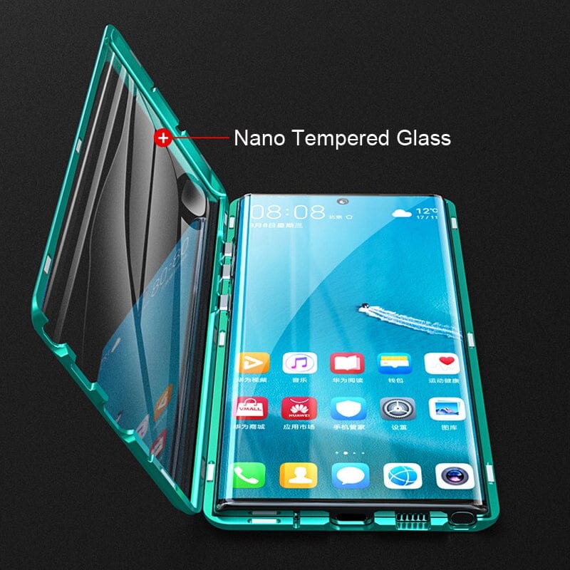 Lisslune | Magnetic tempered glass double-sided phone case for Samsung