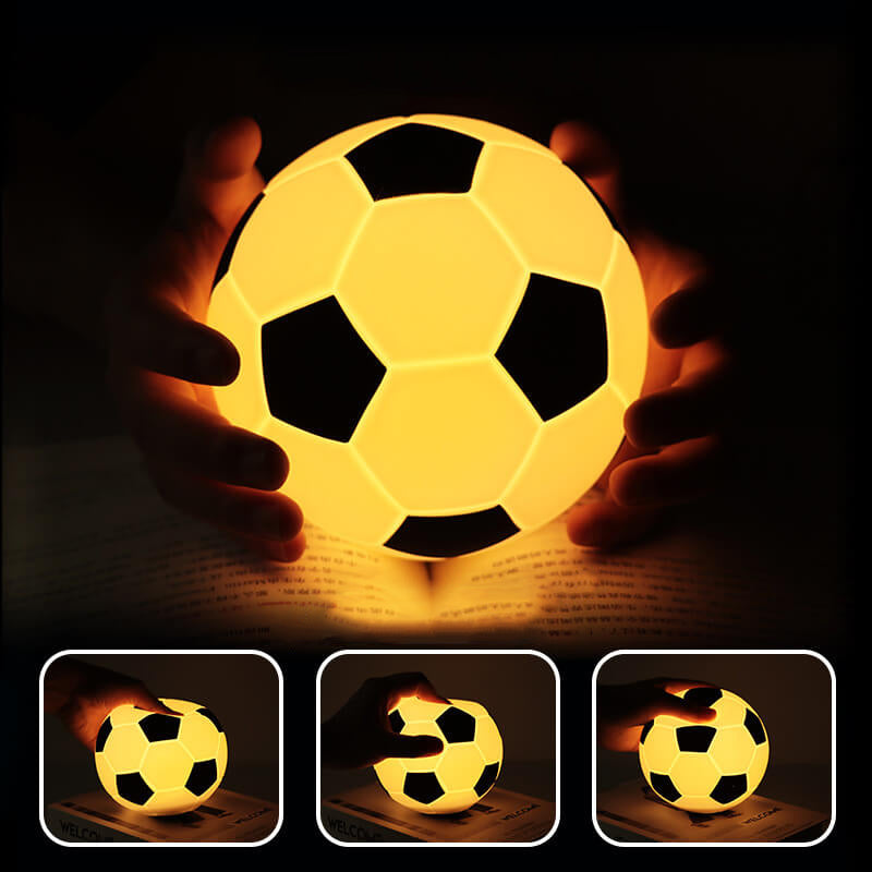 Lisslune | Creative Soccer Silicone LED Night Light USB Charging Table Lamp
