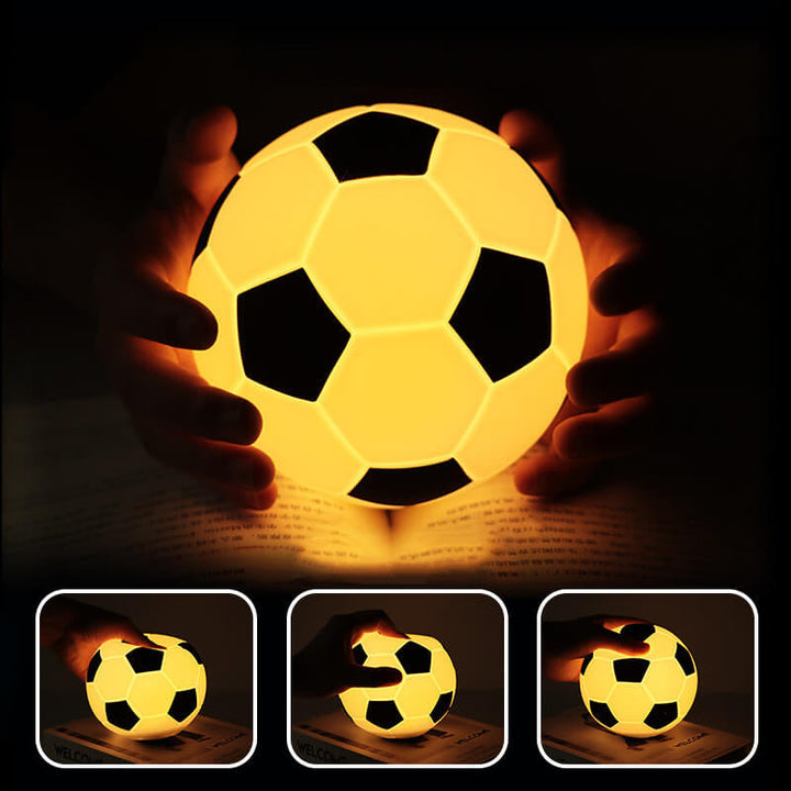 Lisslune | Creative Soccer Silicone LED Night Light USB Charging Table Lamp