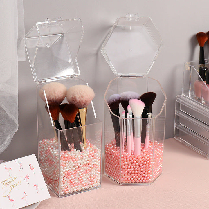Rynx Pearl Jewelry Brush Organizer