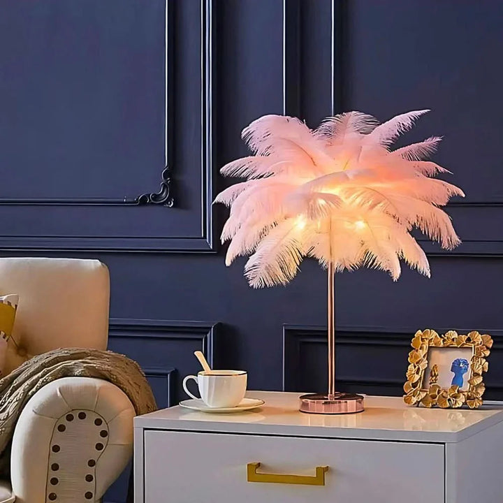 Lisslune | LumaPalm Feather Palm Tree Lamp