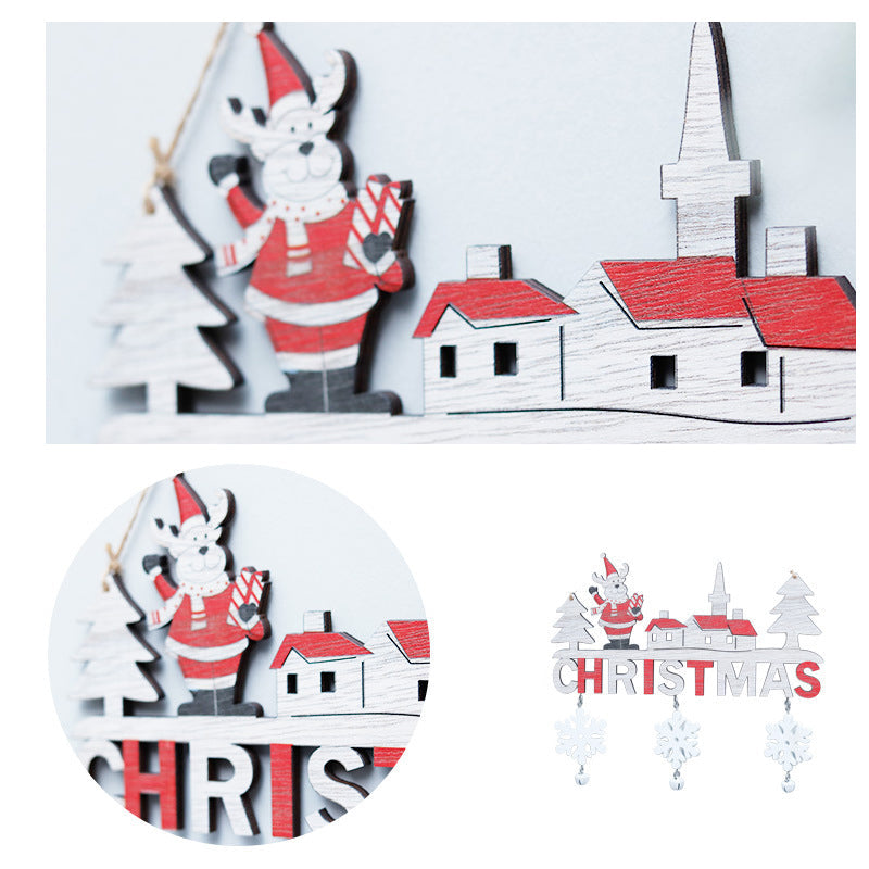 Lisslune | Creative Christmas wall decoration made of wood