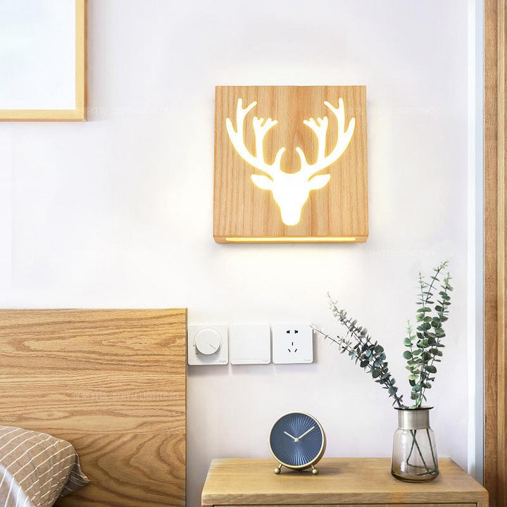 Lisslune | Wall lamp - WoodGlow - Elegant LED - Essence of life indoors outdoors