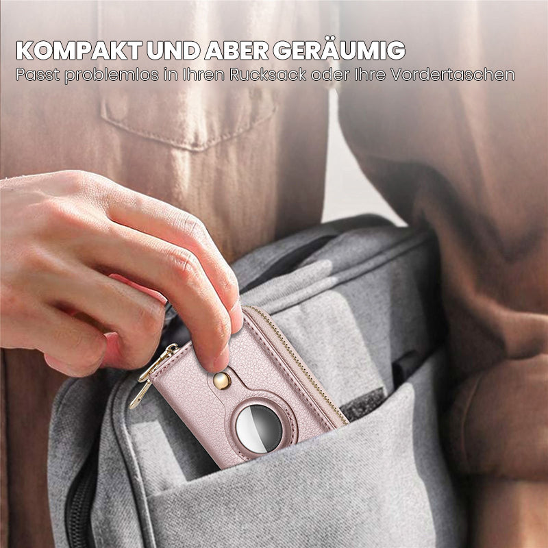 Lisslune | Intelligent AirTag-Zip RFID Leather Wallet