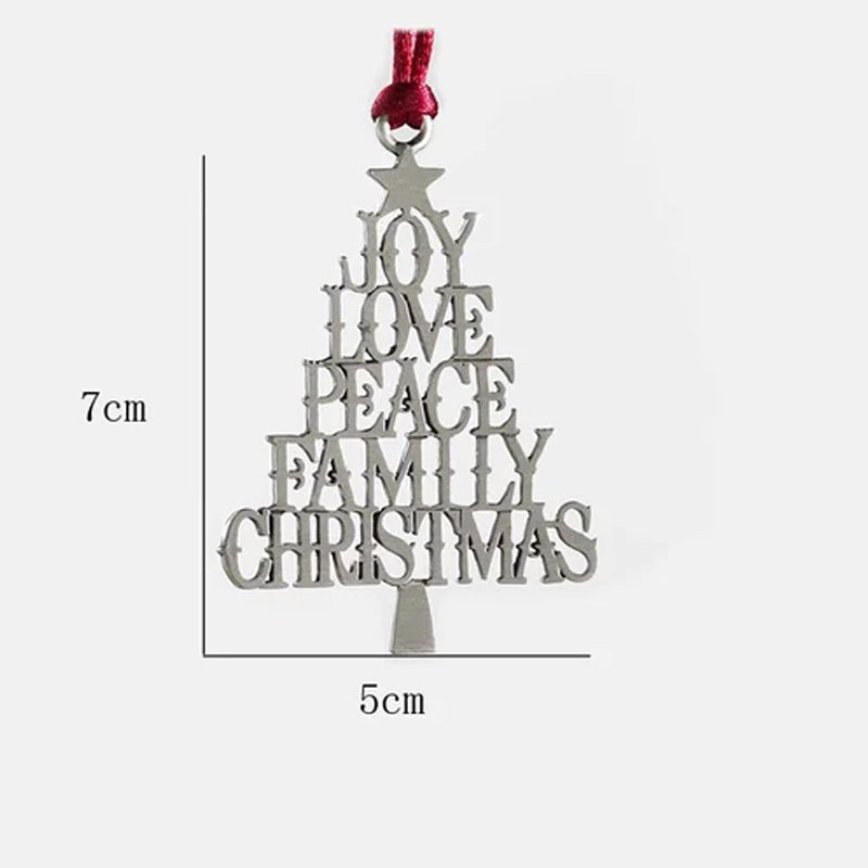 Lisslune | Solid Tin Christmas Decoration