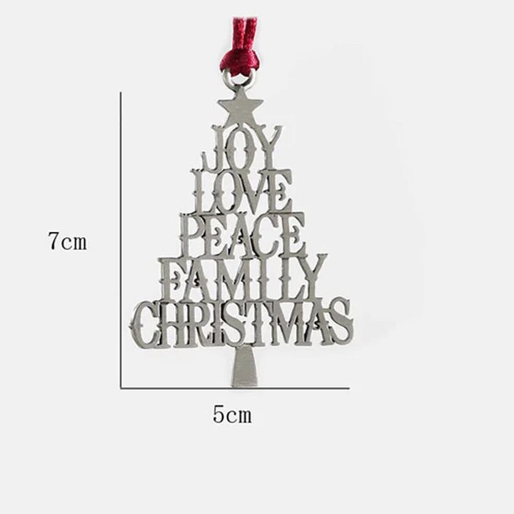 Lisslune | Solid Tin Christmas Decoration