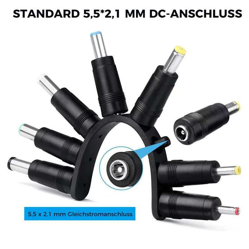 Lisslune | 8-in-1 universal DC adapter