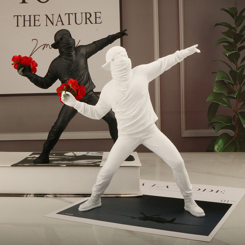 Lisslune | Banksy Flower Rioter Ornament