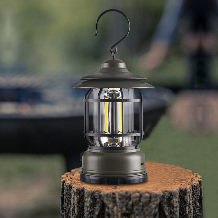 Lisslune | Contemporary Industrial Portable USB Rechargeable Camping Lamp Horse Lamp For Outdoor
