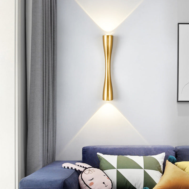 Lisslune | Modern Simple Long Horn 2-Light LED Indoor and Outdoor Wall Light