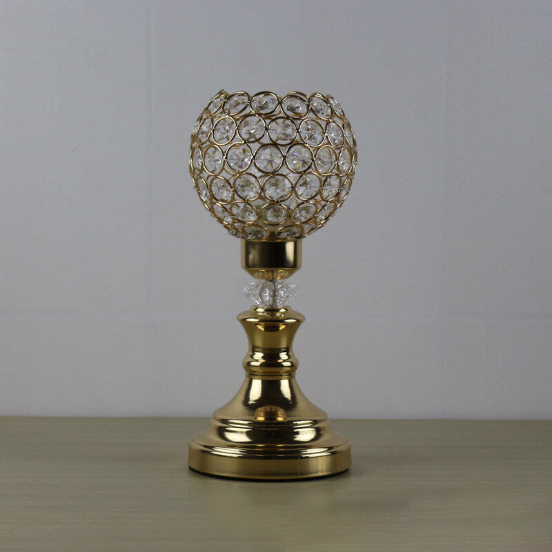 Lisslune | European Luxury Crystal Ball 1-Light Art Table Lamp