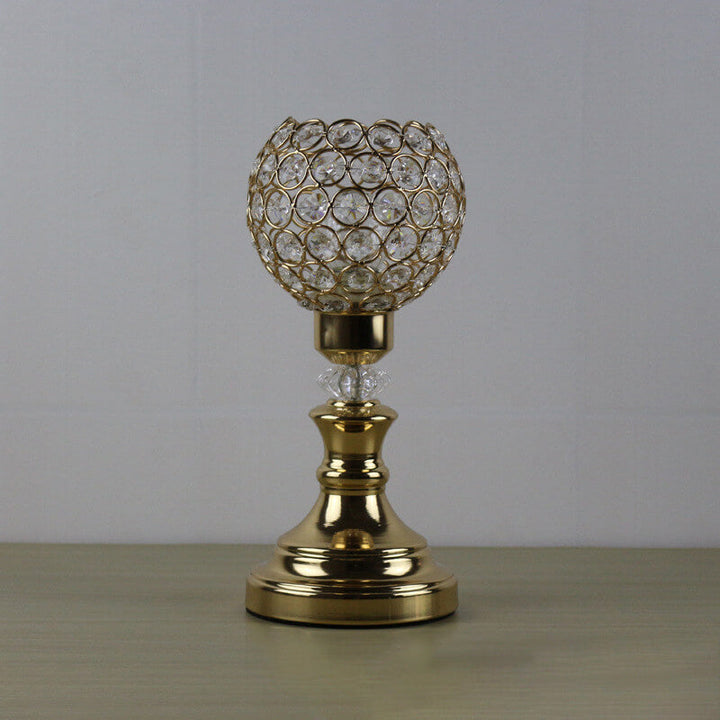 Lisslune | European Luxury Crystal Ball 1-Light Art Table Lamp