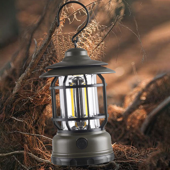 Lisslune | Contemporary Industrial Portable USB Rechargeable Camping Lamp Horse Lamp For Outdoor